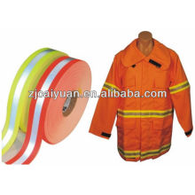 Flame Retardant Warning Reflective Tape for safety garments/overalls